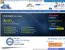 Tablet Screenshot of foxwebhosting.com